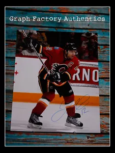 **GFA Calgary Flames * JAROME ORIGINALLA * signiertes 16x20 Foto AD1 COA ** - Bild 1 von 1