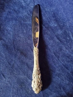 CUCHILLO(s) Corona Barroco 9 7/8" Gorham Sterling - Estate Foto 1 de 2