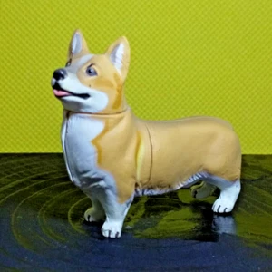 Welsh Corgi Dog Pet Animal Mini Figure Kaiyodo Furuta Choco Egg 2001 Japanese - Picture 1 of 10