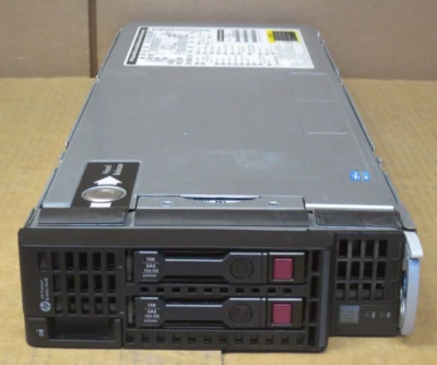 HP ProLiant BL460c G8 2x 6C E5-2630L 2GHz 128GBRam 2x 146GB 15K HDD Blade Server - Image 1 of 4