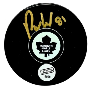 Phil Kessel Toronto Maple Leafs Signed NHL Autograph Puck Gold Auto C.O.A - Picture 1 of 8