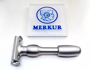 MERKUR VISION Solingen Rasierer RASIERHOBEL Chrom matt Adjustable Safety Razor ! - Bild 1 von 10