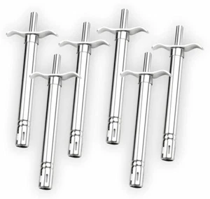 Stainless Steel Gas Lighter For Regular Uses Kitchen Gas Stove Silver 6 Pcs - Picture 1 of 6