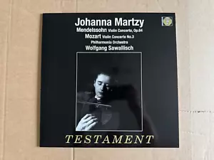 Johanna Martzy/Sawallisch/PO/Mendelssohn/Mozart Violin Concertos/Testament LP - Picture 1 of 7