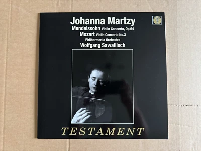 Johanna Martzy/Sawallisch/PO/Mendelssohn/Mozart Violin Concertos/Testament LP - Image 1 of 4