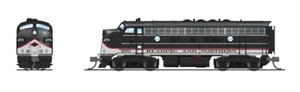 Broadway Limited 7759 N RBMN EMD F7 AB A-Unit Unpowered B Sound DCC #270/275 - Picture 1 of 4