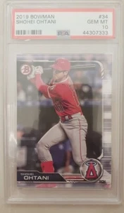 2019 BOWMAN Shohei Ohtani #34 PSA 10 GEM MINT - Picture 1 of 2