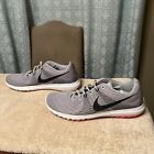 Nike Womens Flex Fury Gray Pink Running Shoes Sneakers Size 7.5 Dr Scholl Insole