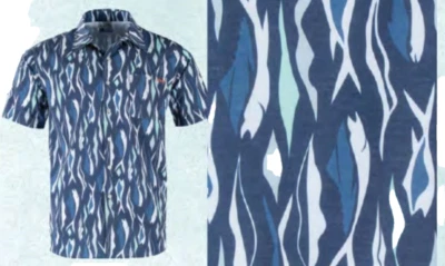 Salt Life S/S Botón Completo Tejido Kelp Vivo Salado Azul Marino M Salado Saltlife Nuevo con Etiquetas Foto 1 de 2