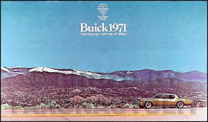 1971 Buick Catálogo de ventas Folleto original Riviera GS Skylark Electra LeSabre - Imagen 1 de 1