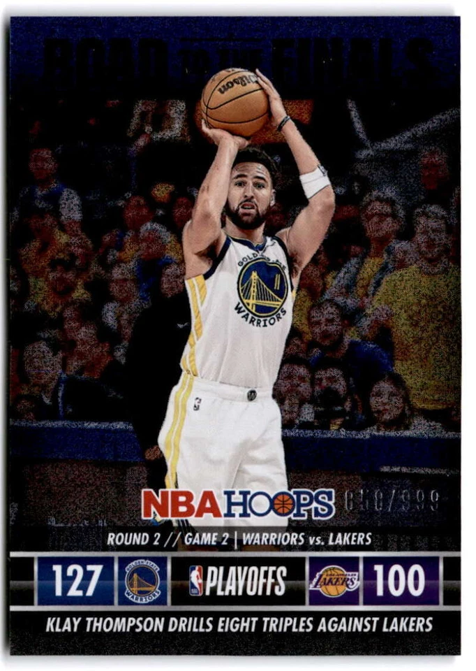 2023-24 Hoops Road to the Finals Second Round #13 KLAY THOMPSON  /999 Warriors  - Image 1 of 2
