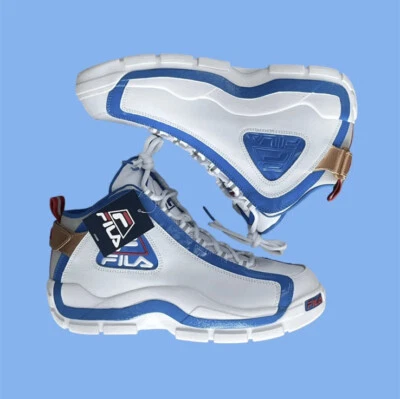 Fila Grant Hill 2 White Vapor Blue Basketball Shoes 1BM01753-147, Men's Sz 12 - Image 1 of 4