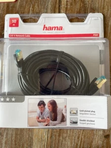 HAMA CAT 6 NETWORK KABEL double-shielded, gold-plated! TOP! OVP & NEU! - Bild 1 von 1