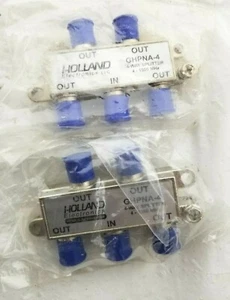 X12- HOLLAND ELECTRONICS GHPNA-4 4 WAY SPLITTER 4-1500MHZ - Picture 1 of 3