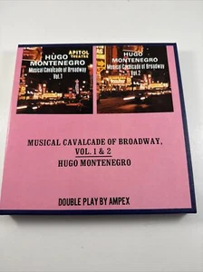 Hugo Montenegro Musical Cavalcade Of Broadway Vol 1 &2 Reel To Reel 7.5 Ampex - Picture 1 of 7