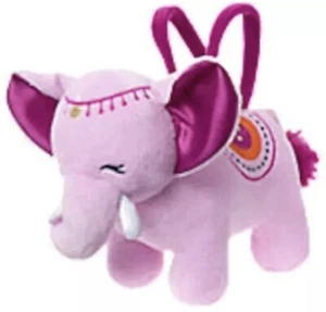 NWT Girls Gymboree SPICE MARKET Purple ELEPHANT Zip/Handle Bag Purse Microfiber - Picture 1 of 2