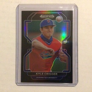 2022 Panini Prizm Draft Picks Black #PDP202 Kyle Crigger Marlins RC