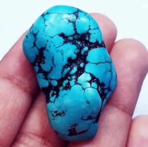 Natural Turquoise Rough Certified Loose Gemstone 82.60+ Ct With Free Gift - Picture 1 of 7