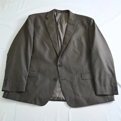 Lauren Ralph Lauren 54R Brown Houndstooth Mens Blazer Sport Coat Jacket - Image 1 of 4