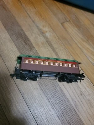 Tyco HO Atchison Topeka & Santa Fe AT&SF Old Time Combine Car - Image 1 of 4