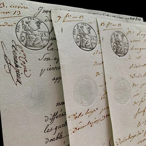 1805 LOT OF THREE DOCUMENTS - Picture 1 of 6