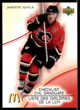 2005-06 Upper Deck McDonald's CHL Graduates Jarome Iginla Calgary Flames #CG2