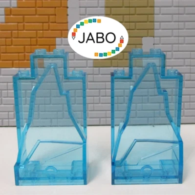 (N2/4) Lego 2x 47847 Rocks Trans Light Blue 43194 76035 71407 - image 1 of 2