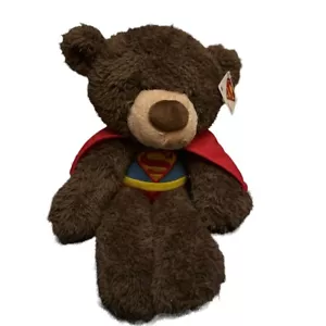 NWT GUND DC Comics Superman Plush Teddy Bear with Cape - Picture 1 of 6