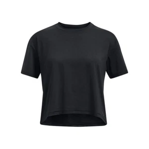 Under Armour Girls Black T Shirt Motion Short Sleeve Stretch Size YLG NWT - Picture 1 of 8