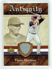 2007 UD Upper Deck Artifacts  Victor Martinez  /199  Jersey  DAMAGE TO TOP EDGE