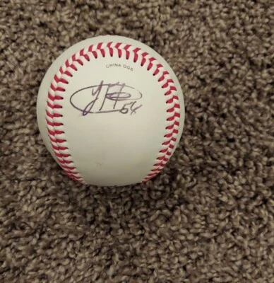Yohan Flande Signed Baseball. Obtained in pittsburgh  - Image 1 of 2