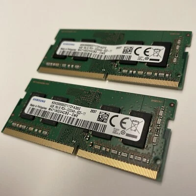 Samsung 8GB (2 x 4GB) M471A5244CB0-CWE 1Rx16 PC4--3200 DDR4 PC Laptop Memory RAM - Image 1 of 4