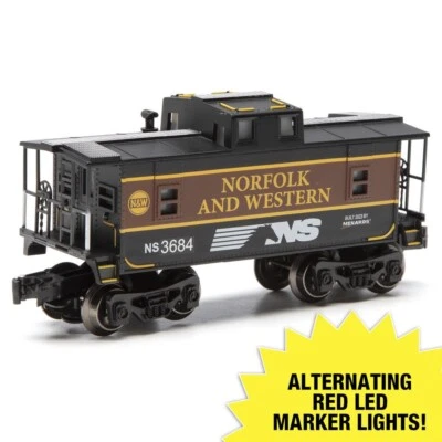 O Gauge Lighted Cupola Caboose - NORFOLK AND WESTERN - Never Ran - Image 1 of 4