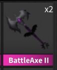 Roblox Murder Mystery 2 Mm2 Super Rare Godly Battleaxe Ii Knife *Fast Delivery*
