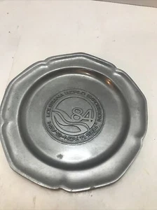 LOUISIANA WORLD FAIR EXPOSITION VINTAGE 1984 COLLECTORS PLATE 5.5” WALL HANGING - Picture 1 of 3