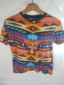 Neff 2013 Mac Miller Aztec Tribal Multicolor T-Shirt Youth Medium Top Tee RARE - Picture 1 of 9