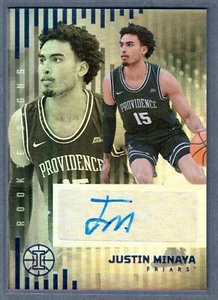 2022-23 Chronicles Draft Picks Illusions Justin Minaya Novato Letreros Auto RC SP - Imagen 1 de 2