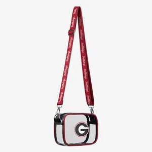 NCAA Georgia Bulldogs Stadium Team Stripe Clear Crossbody Bag by FOCO - Picture 1 of 2