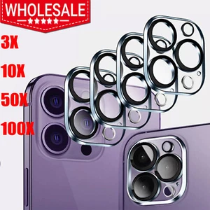 Wholesale Tempered Glass Camera Lens Protector For iPhone 16 15 14 13 12 Pro Max - Picture 1 of 9