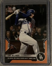 2021 Topps Now #970 Cody Bellinger Orange Parallel Card #d 01/05