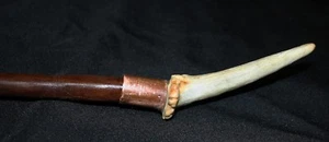 Wood Copper Antler Wand ~ SIEGFRIED'S SPELL-CASTER SHENANIGANS ~ Cosplay Magic - Bild 1 von 12