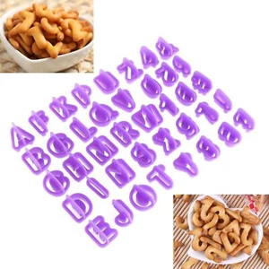 40 Teile Ausstechform Ausstecher Buchstaben Zahlen Satzzeichen für Kekse Fondant - Bild 1 von 5
