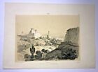 Oran Algeria By De Matharel 1850 Large Antique Lithographic View