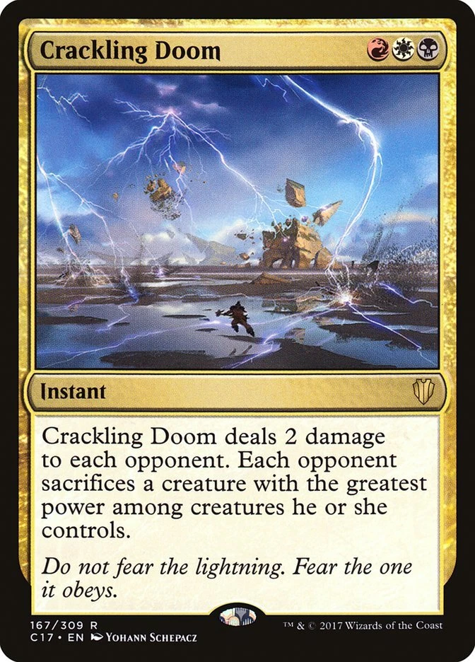 Crackling Doom [Commander 2017] Magic MTG - Image 1 of 1
