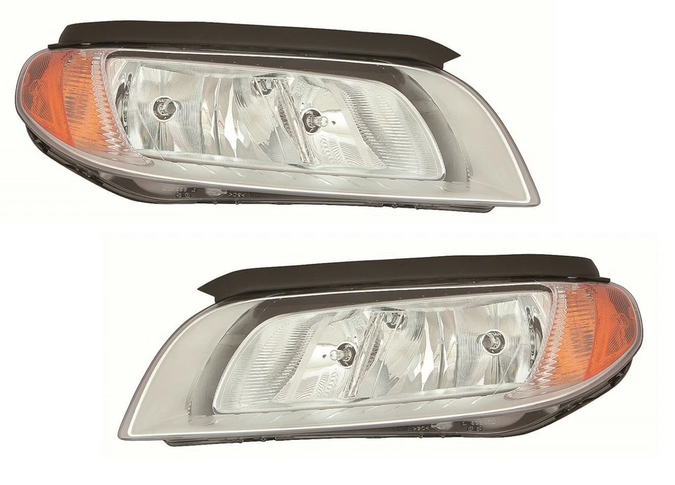 FIT VOLVO S80 XC70 2014-2015 HEADLIGHTS HEAD LIGHTS FRONT LAMPS PAIR NEW - Изображение 1 из 3