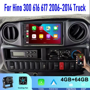 7" For Truck Hino 300 616 617 2006-2014 Carplay Android Head Unit Car Radio GPS - Picture 1 of 19