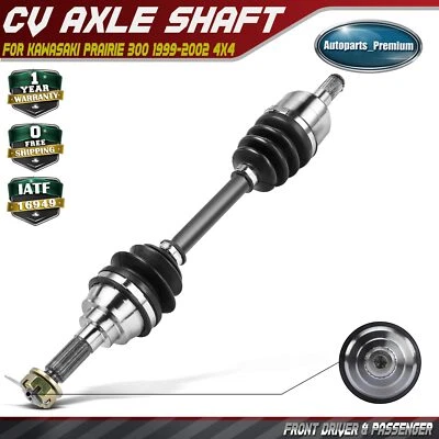 Conjunto de eje CV delantero izquierdo o derecho para Kawasaki Prairie 300 99-02 KVF300A 4x4 Foto 1 de 4