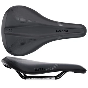 WTB Solano Fusion Form Bike Bicycle Saddle Cromoly Rails Medium 142mm Black - Picture 1 of 4