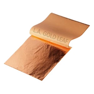 L.A. Blattgold: echtes Kupferblatt - 500 Blatt (lose Heftart) - Bild 1 von 1