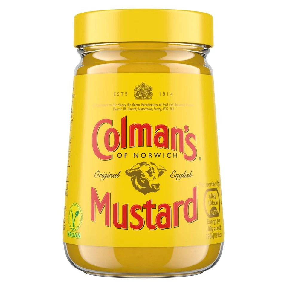 COLMAN'S Original English Mustard 100g, 170g Gläser Selec. (2er, 4er, 8er Pack) - Bild 1 von 1
